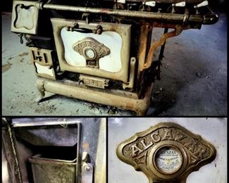 Antique cast iron stove $185 or bid#10