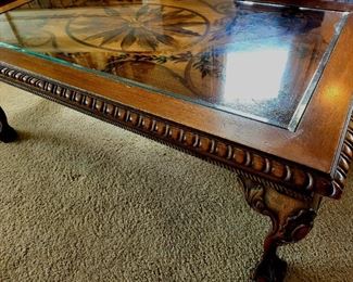 Tole painted tea table $95 or bid #21