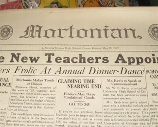 Mortonian newspapers from 1927!