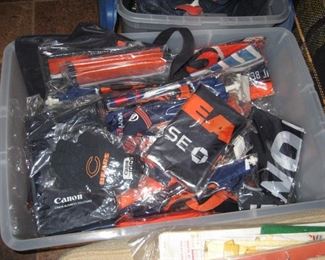 Vintage Chicago Bears game day giveaway items