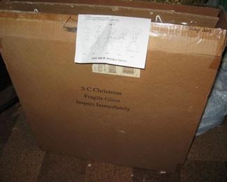 Chicago Bears light up lawn display