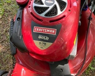 Awesome Craftsman 6.75 HP Self Propelled Mulching Mower.