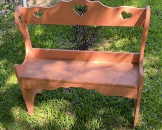 VINTAGE CHILD'S BENCH