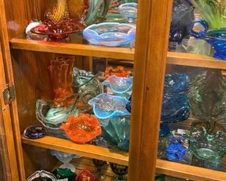 LOTS TO CHOOSE FROM HIGH END HANDBLOWN GLASS TO ADD TO YOUR COLLECTION.