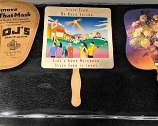 NICE SELECTION OF VINTAGE FANS.