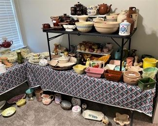 VINTAGE PLANTERS, BOWLS, VASES AND MORE.