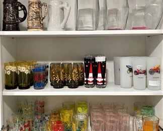 VINTAGE DRINKING GLASSES