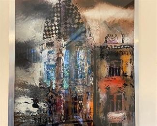 Željko Senečić (1933) art on glass $340