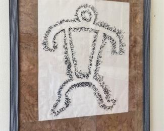 Rubbing of a man $60