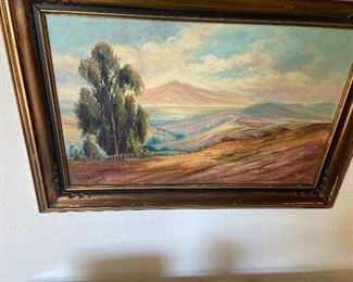 Cora B. Wright oil on canvas $380