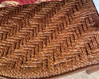 view of the woven seat