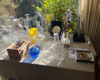 Baccarat, collectibles and more for sale in person Friday and Saturday