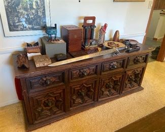 More collectibles for sale in person on Friday and Saturday.  Buffet sold in following photo.