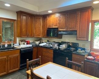 Kitchen items for sale in person on Friday and Saturday