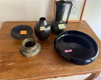 More of the Paul Bonifas pottery for sale in person Friday and Saturday only.