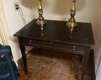 Vintage one drawer writing table $120 36"w x 24"d x 30"h