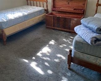 Twin beds for sale $120 for the set