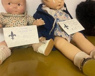 more antique dolls for sale in person