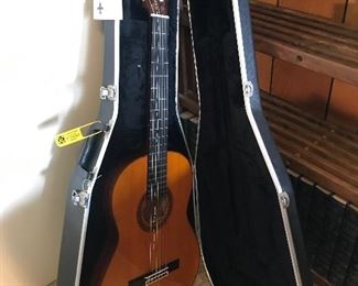 Yamaha Guitar with case $100 as found - needs stringing. CG-130 is model number