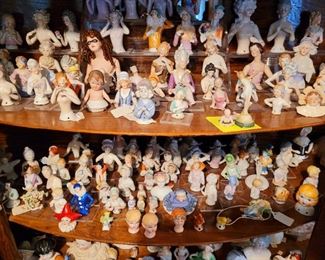 Half dolls at various prices