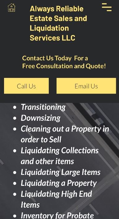 Yes, we can. do that! Any and all Estate Services you need we can help!