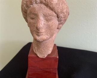Small Stone Woman Figurine