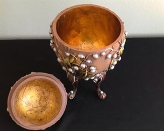 Ornate Gold Egg Decor