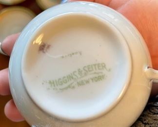 Higgins & Seiter New York China, Imperial Crown Austrian Style China