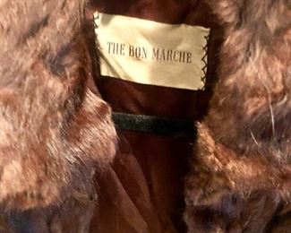 The Bon Marche, Ladies Fur Jacket