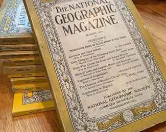 Vintage National Geographic Magazines 