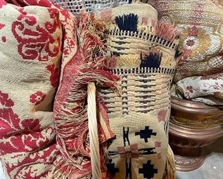 Vintage woven textiles