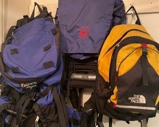 Hiking backpacks