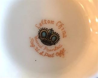 Hand painted Lefton China, Tea & Coffee serving set