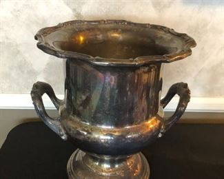 Silver plate beverage cooler