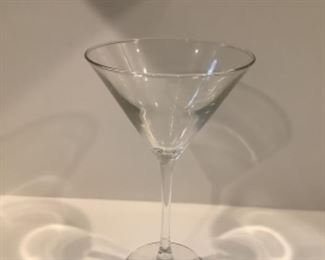 Set of 5 Martini glasses