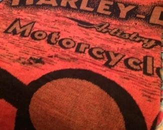 Harley Davidson Motorcycle Blanket 