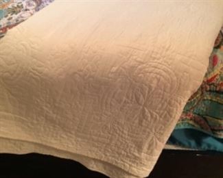White quilt 