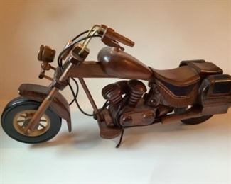 Wooden Motorcycle 