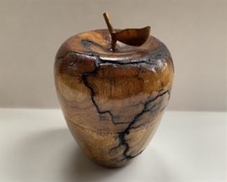 wooden apple decor