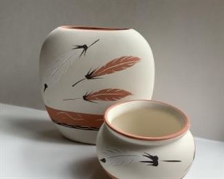 Southwestern Pottery vases 