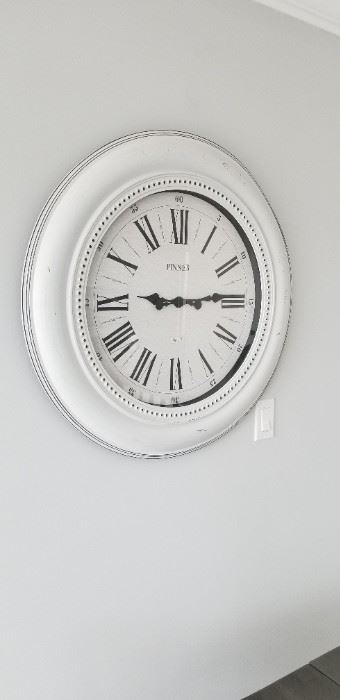 Large wall clock by Pinner