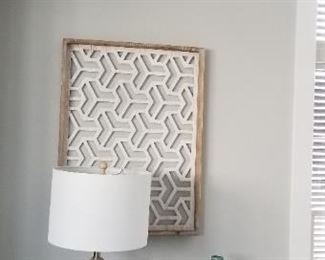 Art & decor (cabinet & table lamp are NOT for sale)
