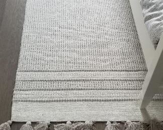 Neutral rug detail