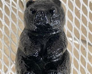Blenko glass bear