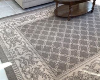 Area Rug, Light Gray & Cream