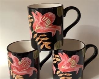 Hawaiin Mugs, set 3 