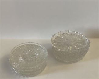 Glass Coaster Sets (Sets of 4) 