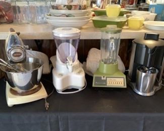 Kitchen Mixers, blenders, coffee makers