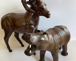 Ram & Hippo Figurines