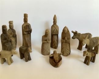 Wooden Nativity Set